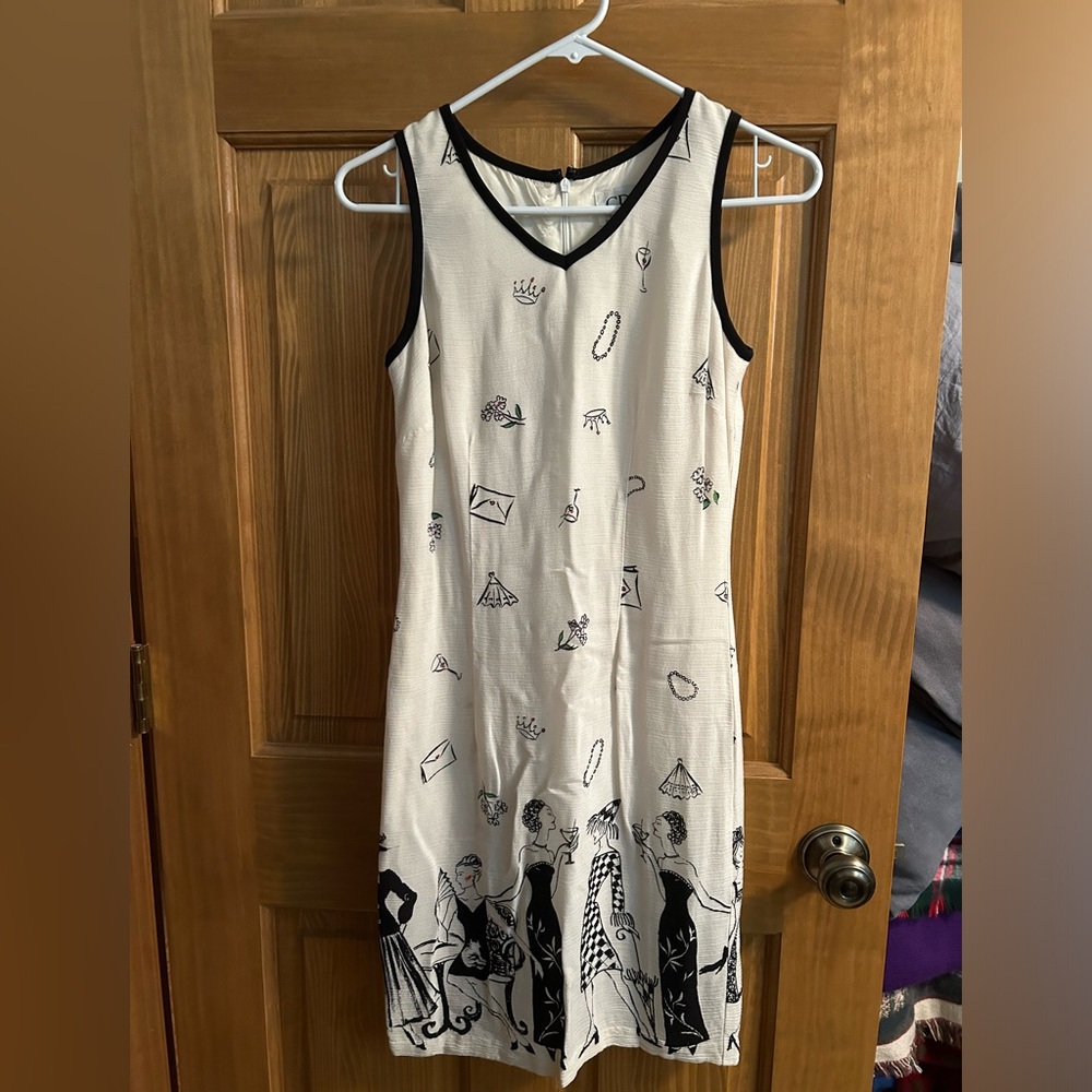 Black and White Dress